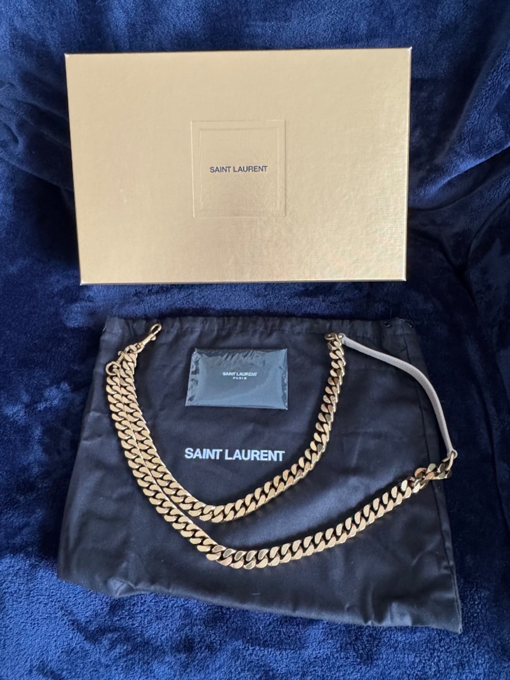 Yves Saint Laurent YSL Medium College Bag in Dark Beige - Picture 13 of 16